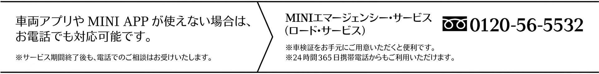 MINIエマージェンシー・サービス（ロード・サービス）